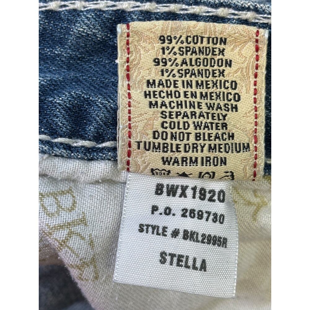 BKE Denim Stella Bootcut Jeans Womens Size 28 Blue Low Rise Denim Stretch - Picture 5 of 8